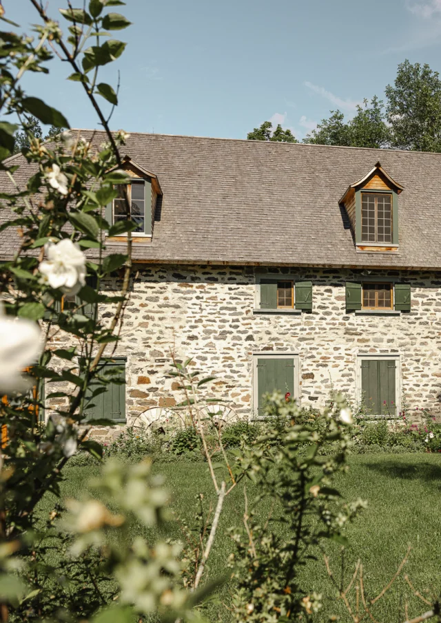 Façade du Moulin du Portage de Lotbinière