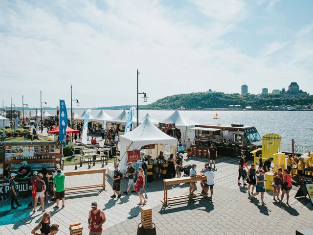 Événement annuel du Festibière de Lévis au Quai Paquet